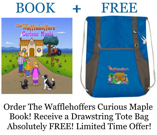 Free tote bag with book